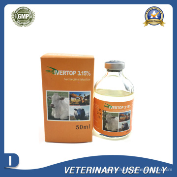 Veterinary Drugs of 3.15% Ivermectin Injection (50ml/100ml)